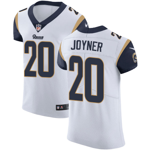 Nike Rams #20 Lamarcus Joyner White Men's Stitched NFL Vapor Untouchable Elite Jersey